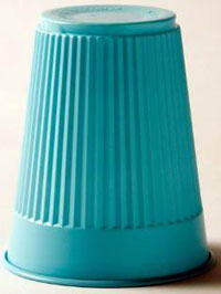 Tidi Blue 3.5 oz. Plastic Cups, Case of 1000