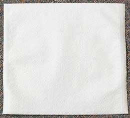 Tidi 10" x 13" White Tissue/Poly Headrest Covers,