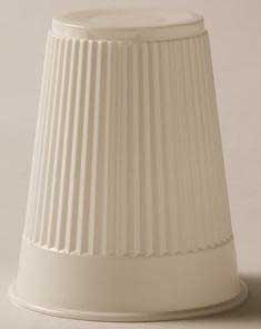 Tidi White 5 oz. Plastic Cups, Case of 1000
