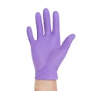 Purple Nitrile Powder-Free 9.5" Exam Gloves, Smal