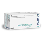 Micro-Touch E.P. Latex gloves: Large, Non-Sterile, Powder-Free, Textured. Box