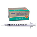 BD Ultra-Fine II Short Needle Insulin Syringe, 1 cc with 31 G x 5/16" (8 mm)