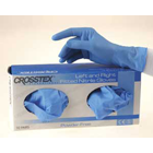 Left & Right Fitted Nitrile Exam gloves: Left/Right Fitted, Textured