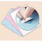 Sani-Tab Self-Adhesive Towel, Econoback: Dusty rose plain rectangle (13" x 19")