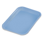 Plasdent Flat Tray, Size F (Mini) - Pastel Baby Blue, Plastic, 9-5/8" x 6-5/8"